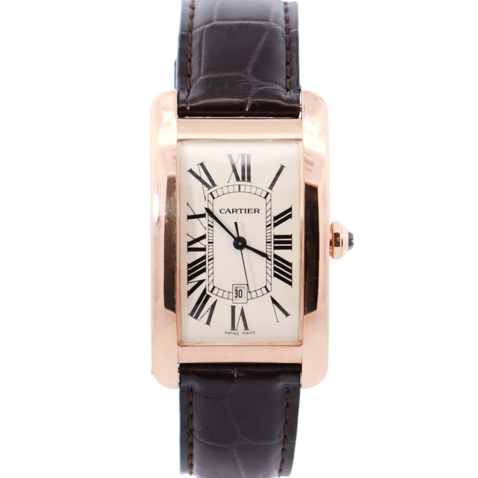 Cartier Tank 28mm Ivory Dial Watch Ref# W2609156 - Happy Jewelers Fine Jewelry Lifetime Warranty