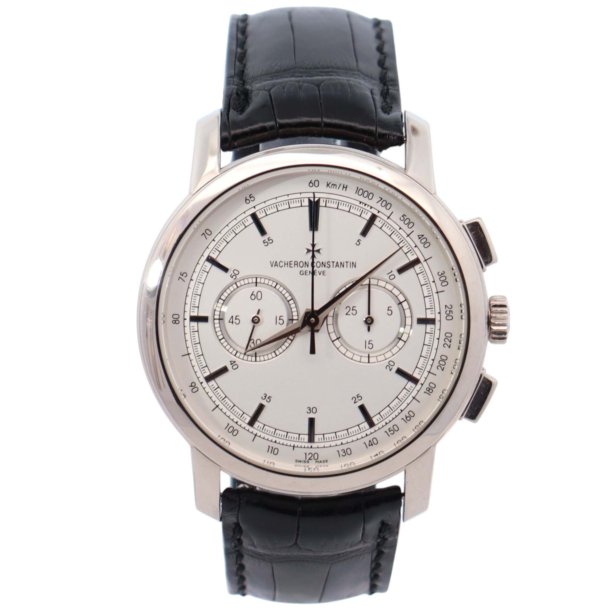 Vacheron Constantin Patrimony 42mm White Dial Watch Ref# 47192/000G-9504 - Happy Jewelers Fine Jewelry Lifetime Warranty