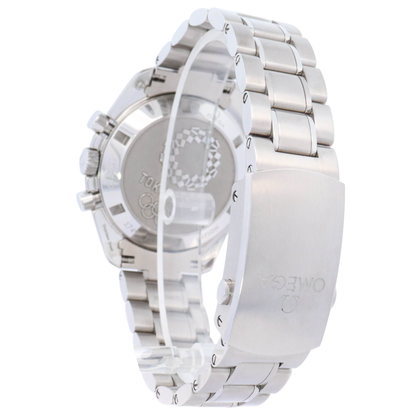 Omega Speedmaster "Tokyo 2020 Olympics" 42mm Stainless Steel Blue Chronograph Dial Watch Reference# 522.30.42.30.03.001 - Happy Jewelers Fine Jewelry Lifetime Warranty