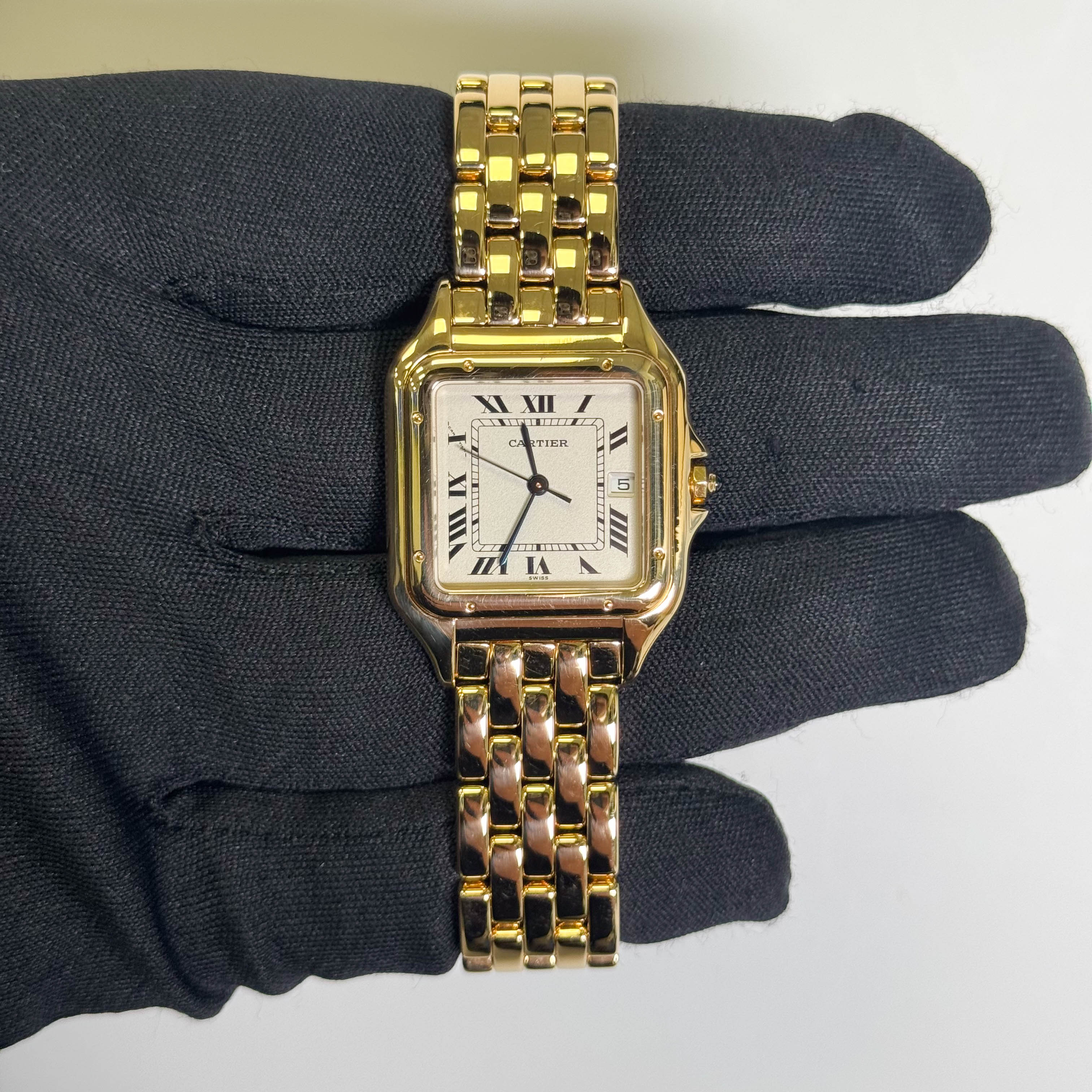 Cartier Panthere 29mm Ivory Dial Watch Ref# W25014B9 - Happy Jewelers Fine Jewelry Lifetime Warranty