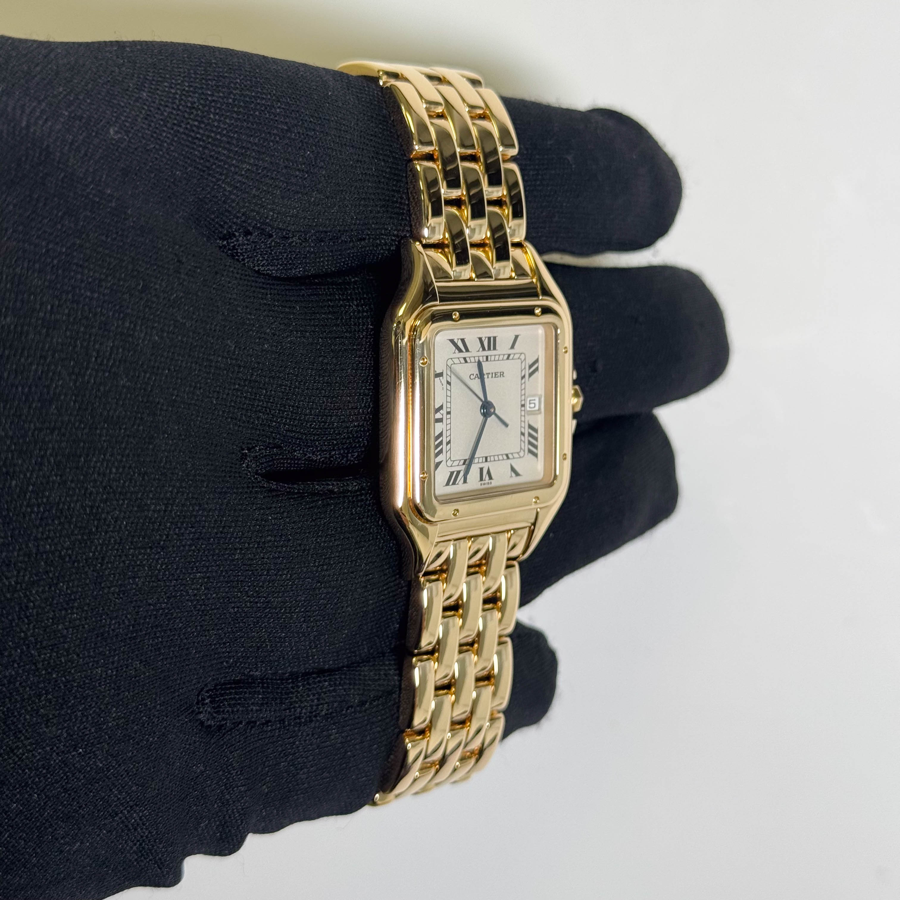 Cartier Panthere 29mm Ivory Dial Watch Ref# W25014B9 - Happy Jewelers Fine Jewelry Lifetime Warranty