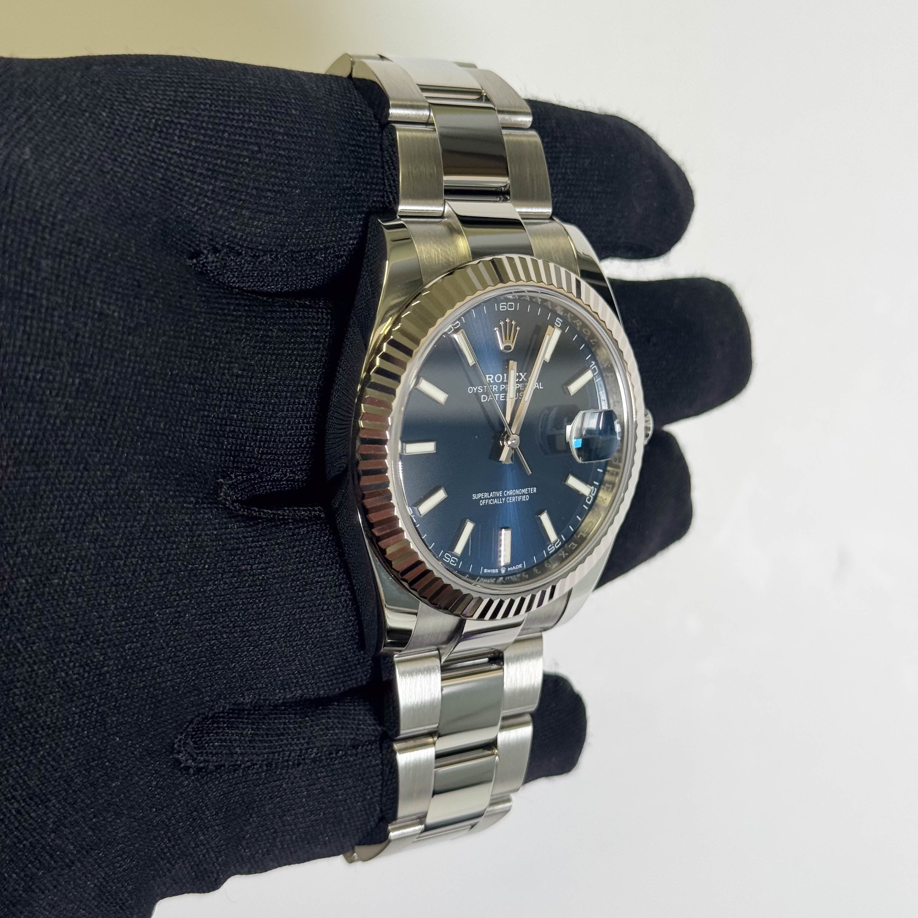 Rolex Datejust 41mm Blue Dial Watch Ref# 126334