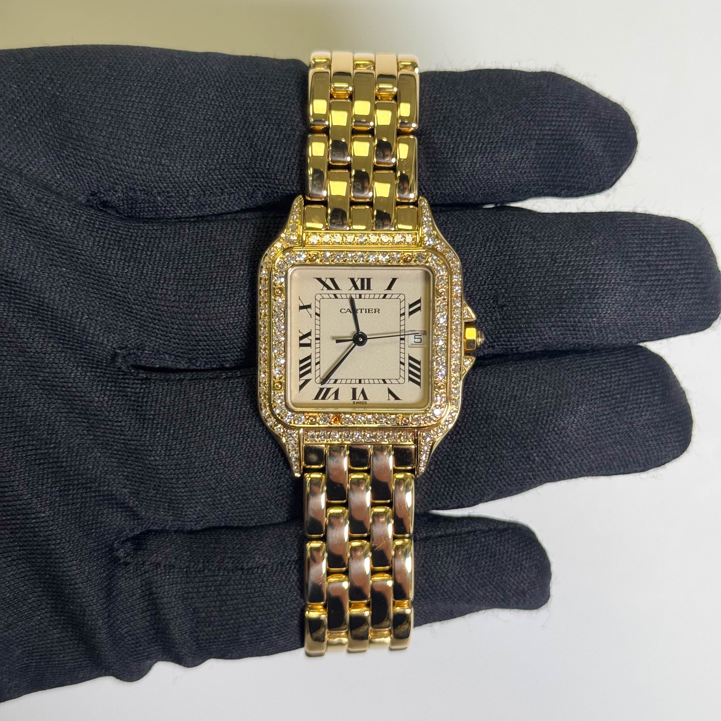 Cartier Panthere 29mm White Dial Watch Ref# 88272147