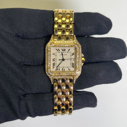 Cartier Panthere 29mm White Dial Watch Ref# 88272147