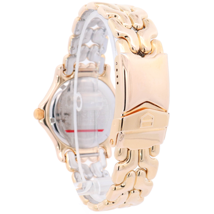 TAG Heuer Professional 37mm Gold Plated Stainless Steel Ivory Stick Dial Watch Reference# S94.006 - Happy Jewelers Fine Jewelry Lifetime Warranty