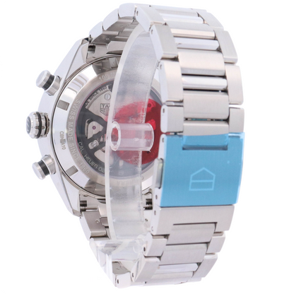 Tag Heuer Carrera 44mm Stainless Steel Green Chronograph Dial Watch Reference# CBN2A10.BA0643 - Happy Jewelers Fine Jewelry Lifetime Warranty