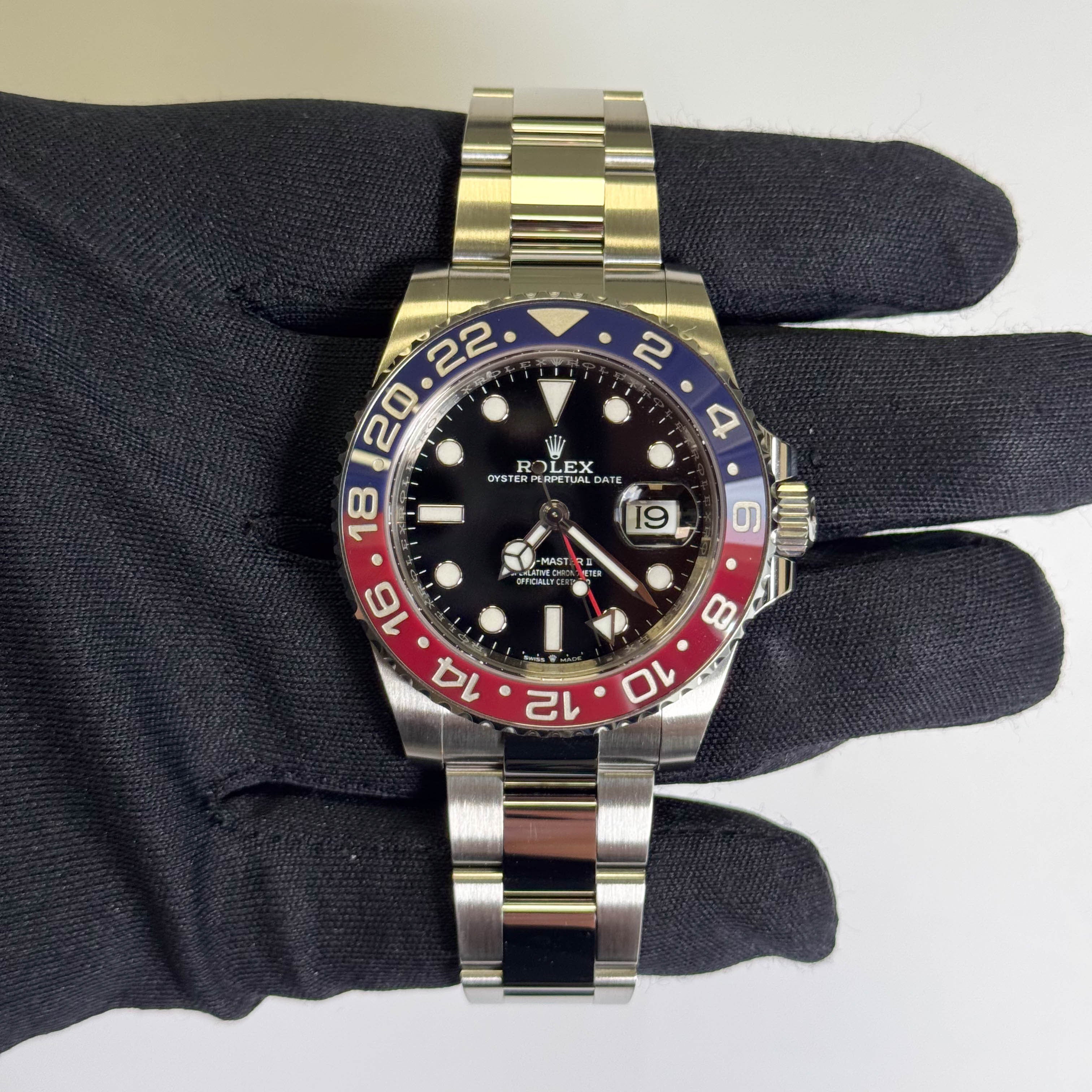 Rolex GMT-Master II 40mm Black Dial Watch Ref# 126710BLRO