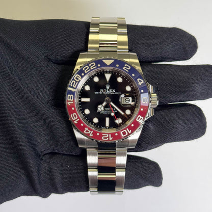 Rolex GMT-Master II 40mm Black Dial Watch Ref# 126710BLRO - Happy Jewelers Fine Jewelry Lifetime Warranty