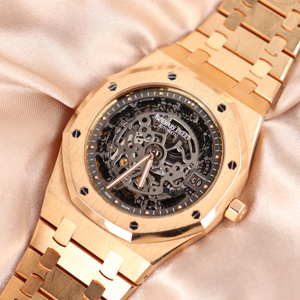 Audemars Piguet Royal Oak Openwork Dial Watch Ref# 15204OR.OO.1240OR.01
