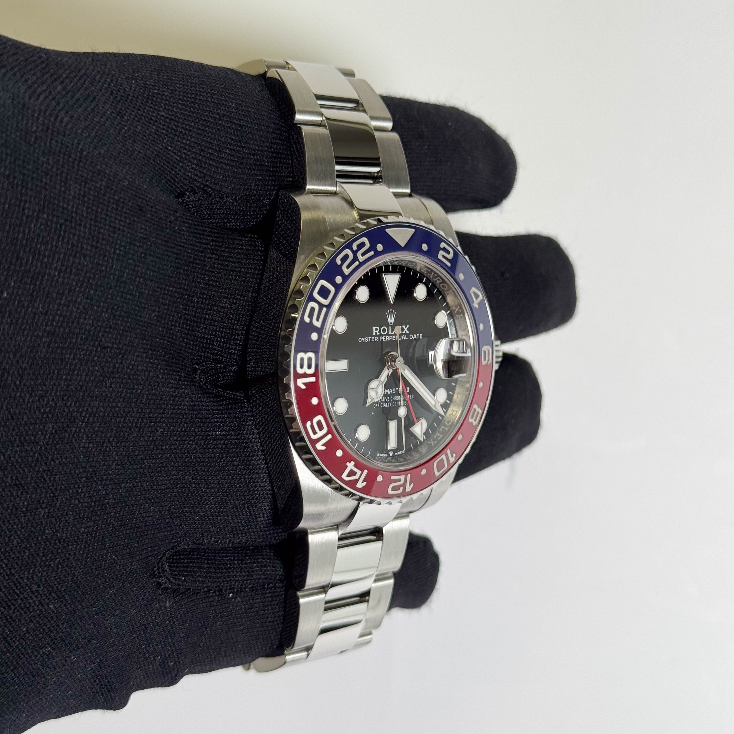 Rolex GMT-Master II 40mm Black Dial Watch Ref# 126710BLRO