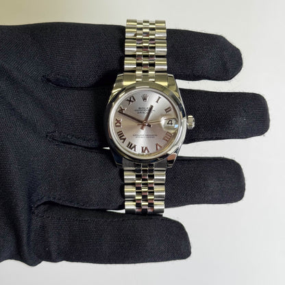 Rolex Datejust 31mm Silver Roman Dial Watch Ref# 178240 - Happy Jewelers Fine Jewelry Lifetime Warranty