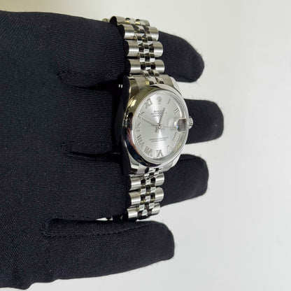 Rolex Datejust 31mm Silver Roman Dial Watch Ref# 178240 - Happy Jewelers Fine Jewelry Lifetime Warranty