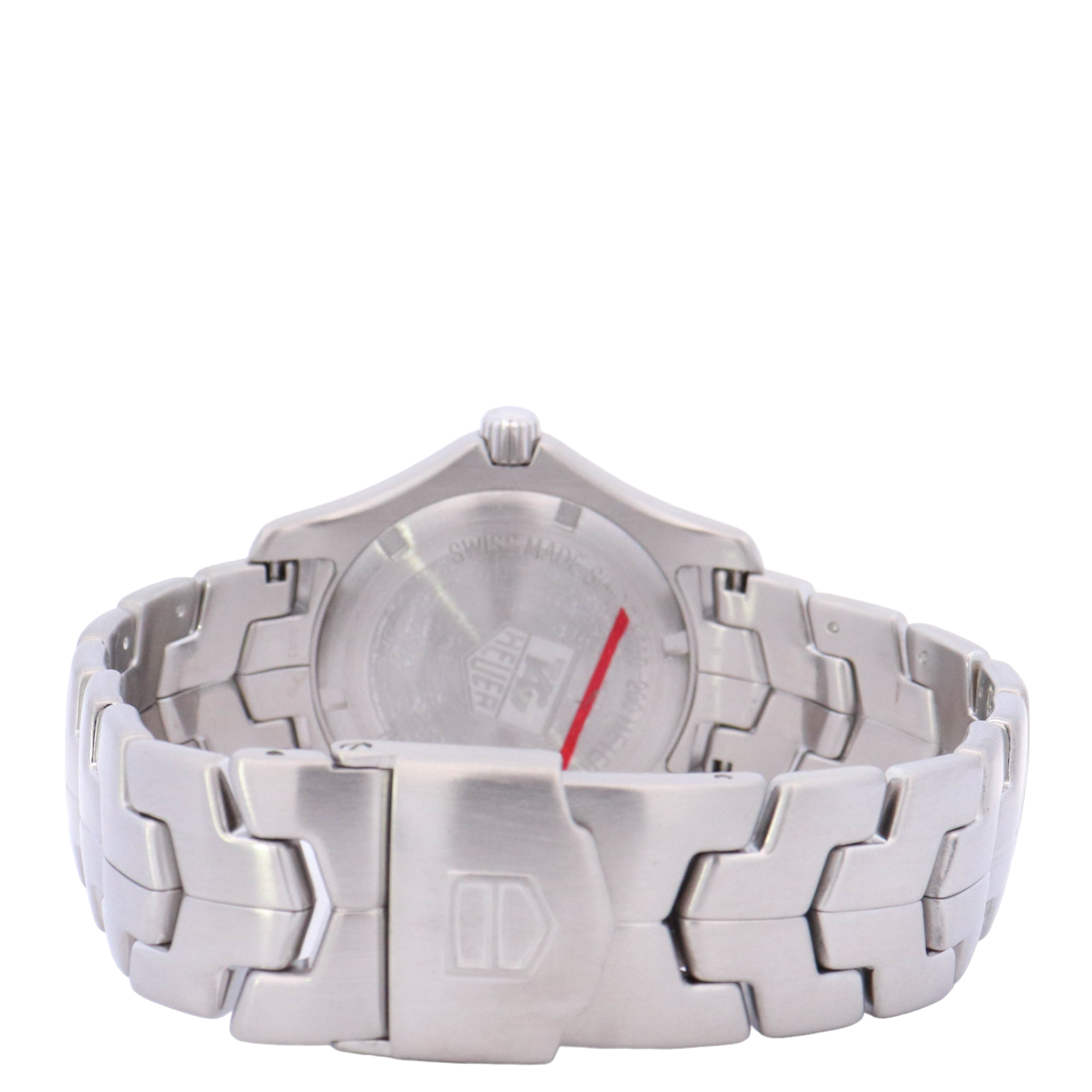 TAG Heuer Link 39mm Stainless Steel Diamond Dial Watch Reference# WJ1117.BA0570 - Happy Jewelers Fine Jewelry Lifetime Warranty