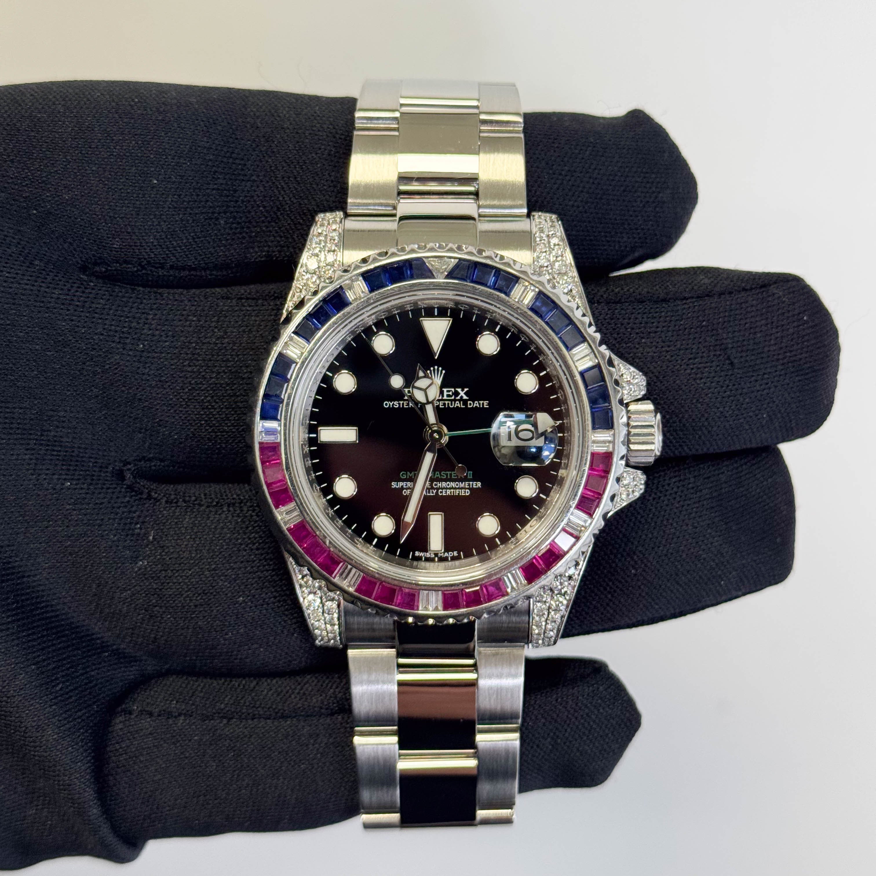 Rolex GMT-Master II 40mm Black Dial Watch Ref# 116710