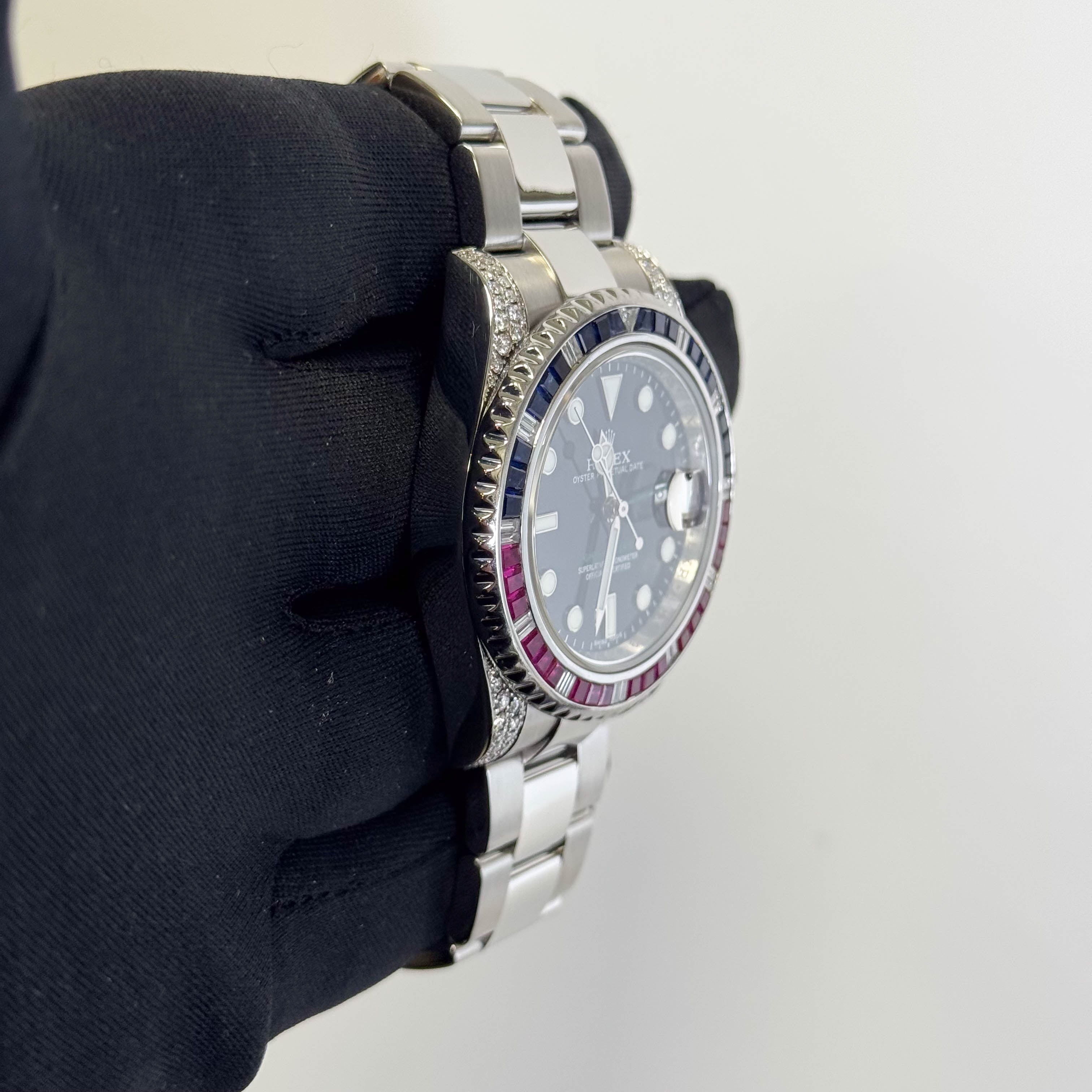 Rolex GMT-Master II 40mm Black Dial Watch Ref# 116710