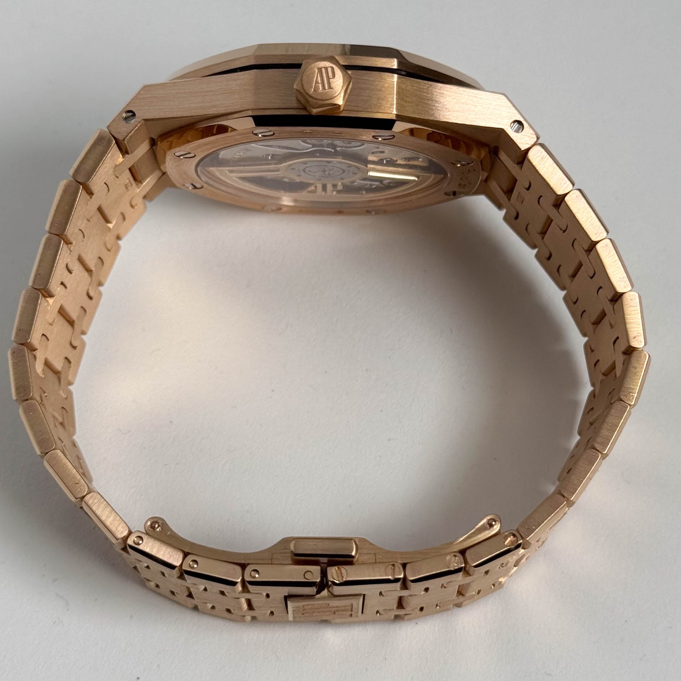 Audemars Piguet Royal Oak 41mm Black Dial Watch Ref# 15500OR.OO.1220OR.01 - Happy Jewelers Fine Jewelry Lifetime Warranty