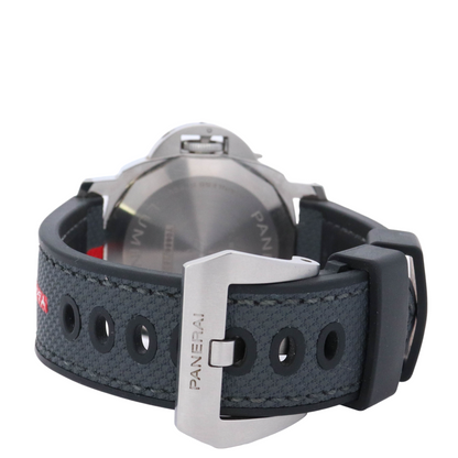 Panerai Luminor Luna Rossa 44mm Stainless Steel White Arabic & Stick Dial Watch Reference# PAM01342 - Happy Jewelers Fine Jewelry Lifetime Warranty