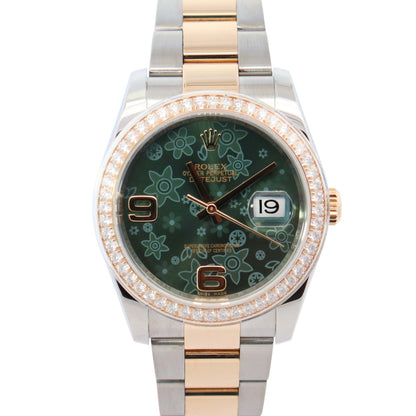 Rolex Datejust 36mm Green Dial Watch Ref# 116243 - Happy Jewelers Fine Jewelry Lifetime Warranty