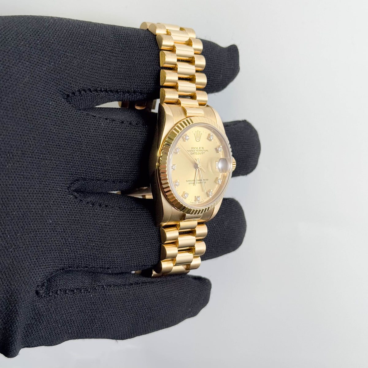 Rolex Datejust 31mm Champagne Dial Watch Ref# 68278