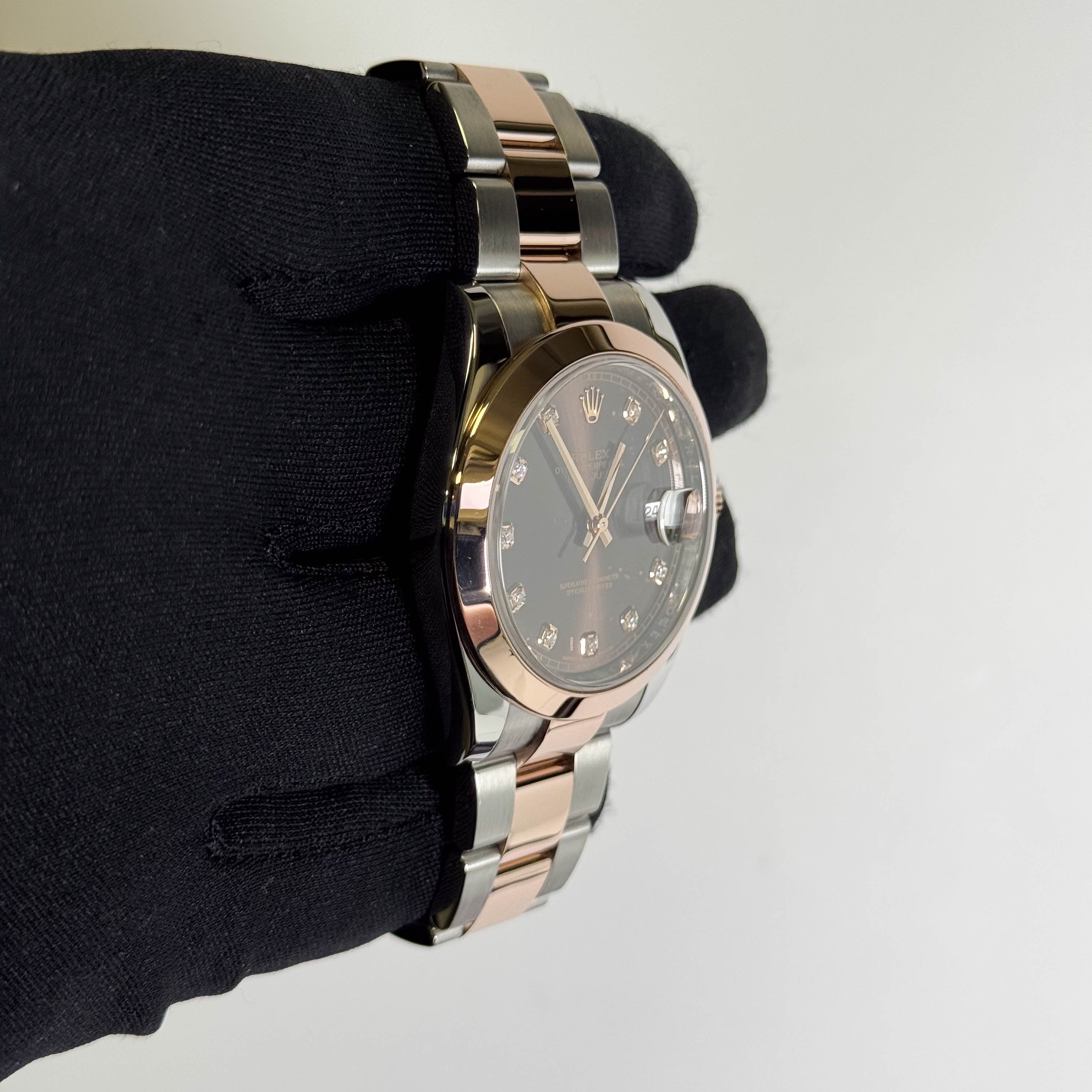 福幸 Rolex Datejust 41mm Chocolate Dial Watch Ref# 126301 – Happy Jewelers