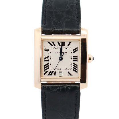 Cartier Tank 28mm White Dial Watch Ref# W5000156 - Happy Jewelers Fine Jewelry Lifetime Warranty