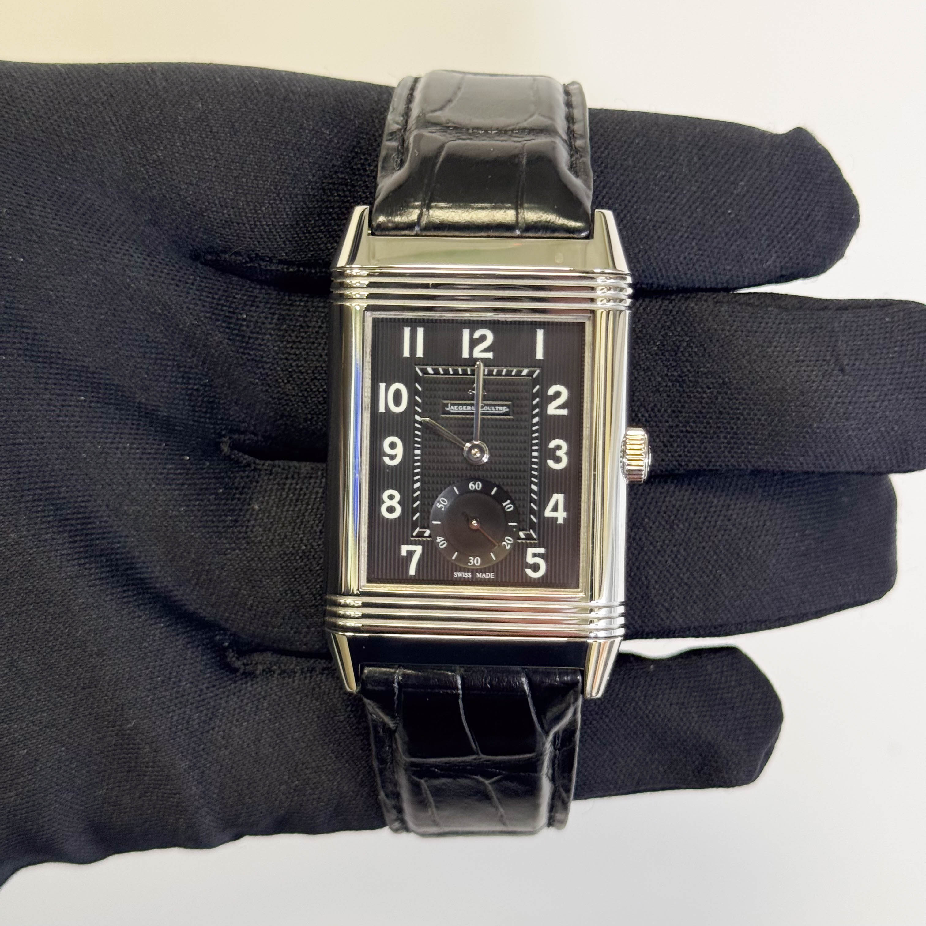 Jaeger-LeCoultre Reverso 48mm Black Dial Watch Ref# 273.8.04