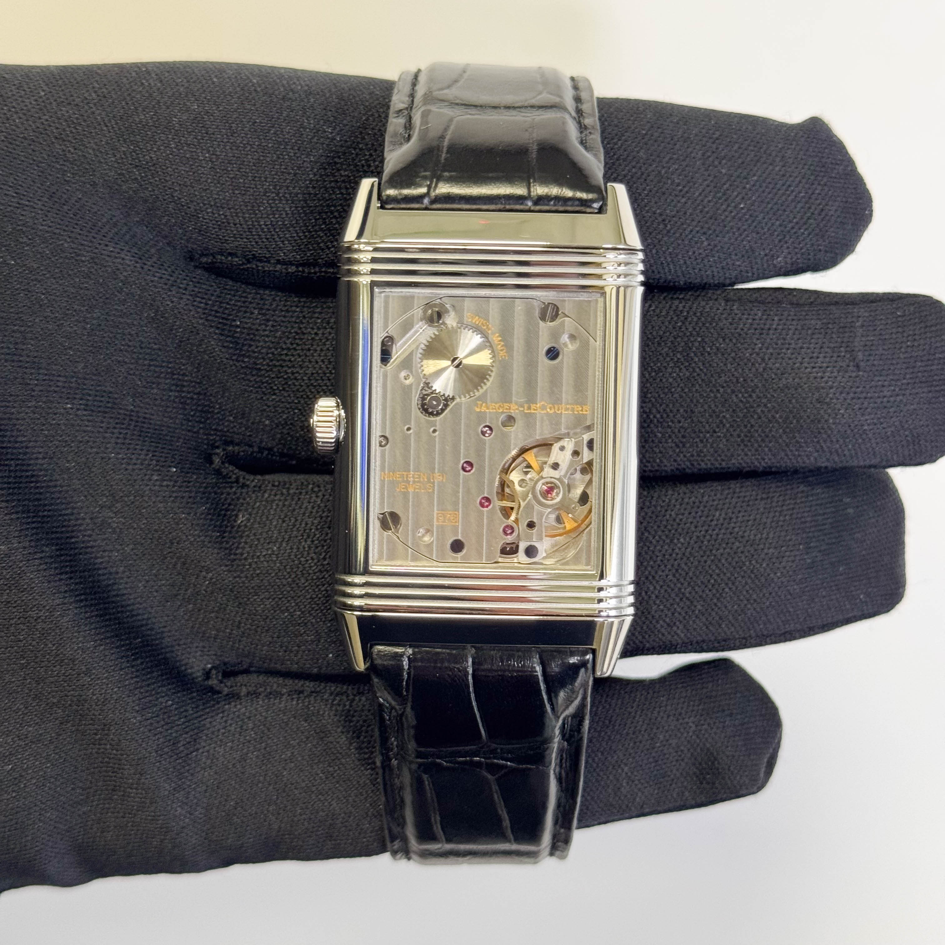 Jaeger-LeCoultre Reverso 48mm Black Dial Watch Ref# 273.8.04/Q3738170