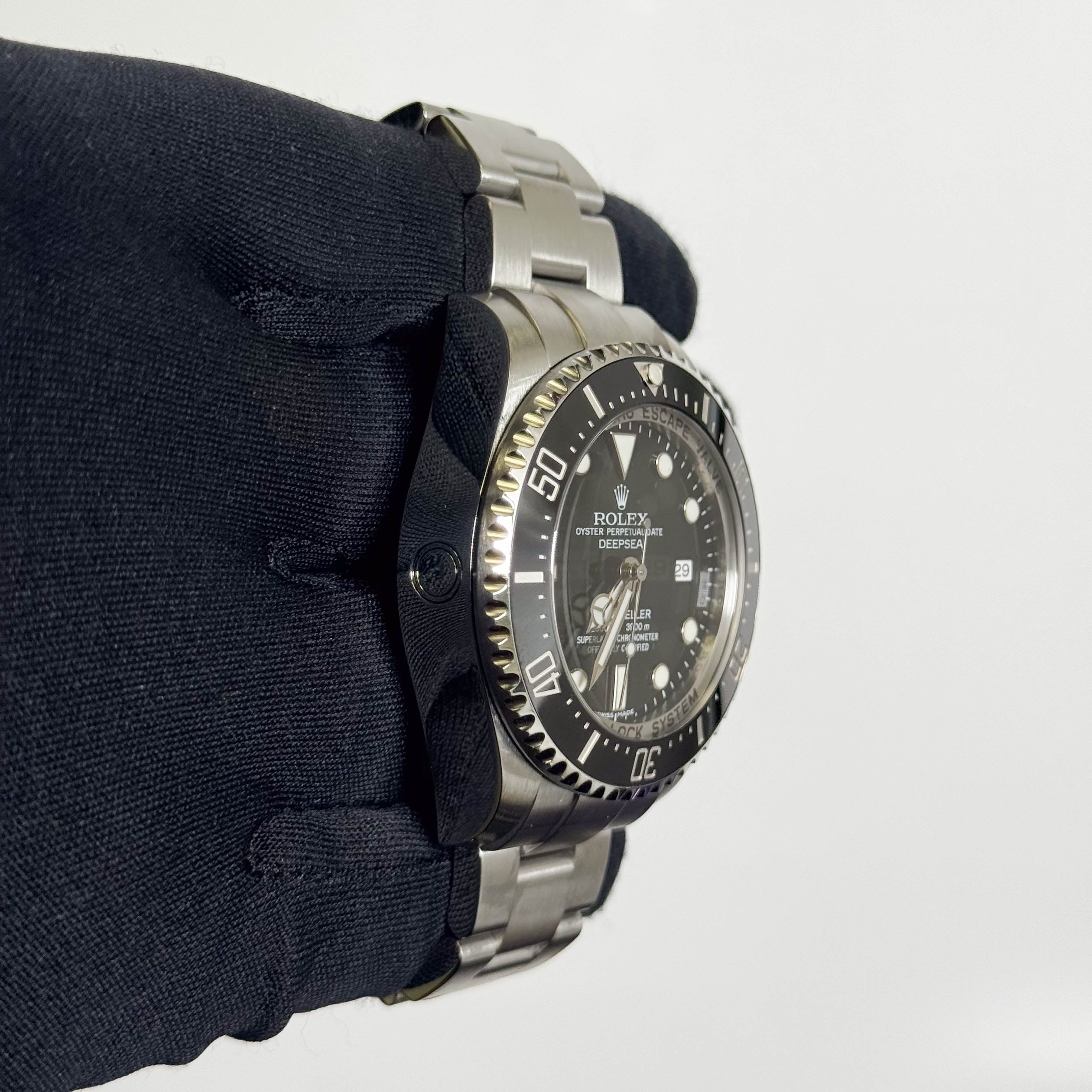 Rolex Sea-Dweller Deepsea 44mm Black Dial Watch Ref# 116660 - Happy Jewelers Fine Jewelry Lifetime Warranty