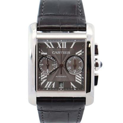 Cartier Tank 44mm Grey Dial Watch Ref# W5330008 - Happy Jewelers Fine Jewelry Lifetime Warranty