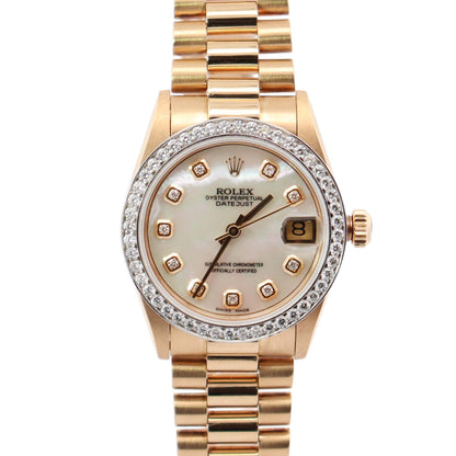 Rolex Datejust 31mm MOP Dial Watch Ref# 68278 - Happy Jewelers Fine Jewelry Lifetime Warranty