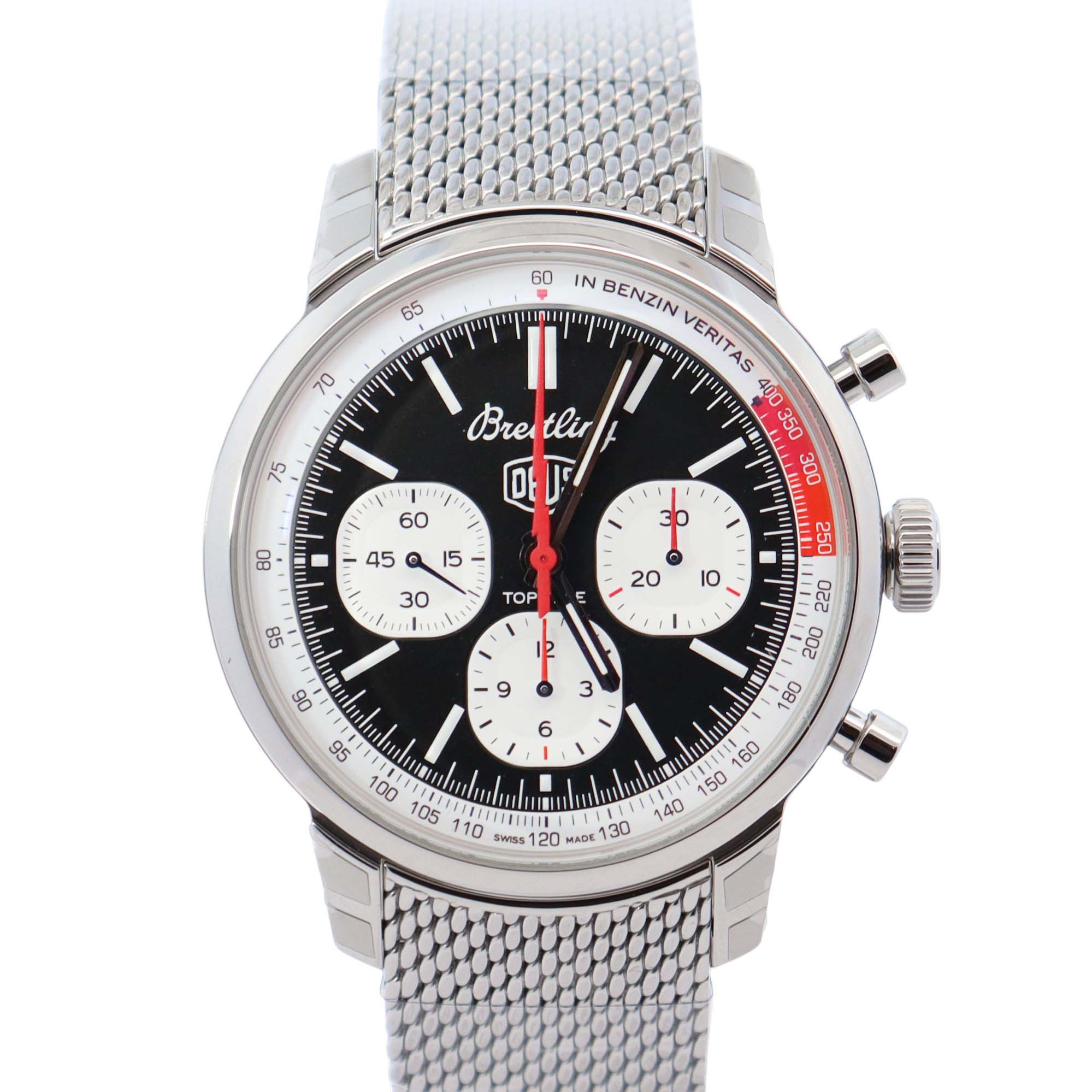 Breitling Top Time 41mm Black Dial Watch Ref# AB0176 - Happy Jewelers Fine Jewelry Lifetime Warranty