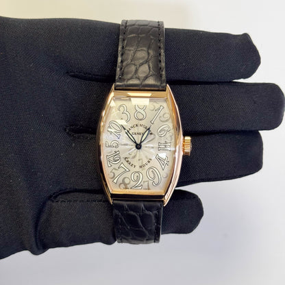 Franck Muller Crazy Hours 39 x 32 mm Silver Dial Watch Ref# 5850CH - Happy Jewelers Fine Jewelry Lifetime Warranty