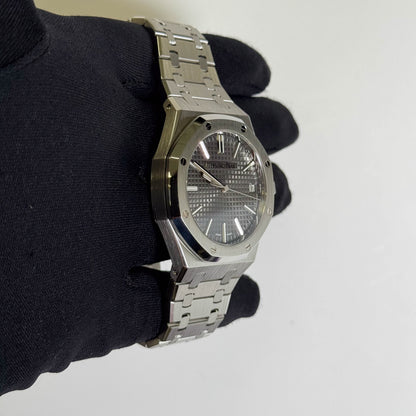 Audemars Piguet Royal Oak 41mm Grey Dial Watch Ref# 15510ST.OO.1320ST.10 - Happy Jewelers Fine Jewelry Lifetime Warranty