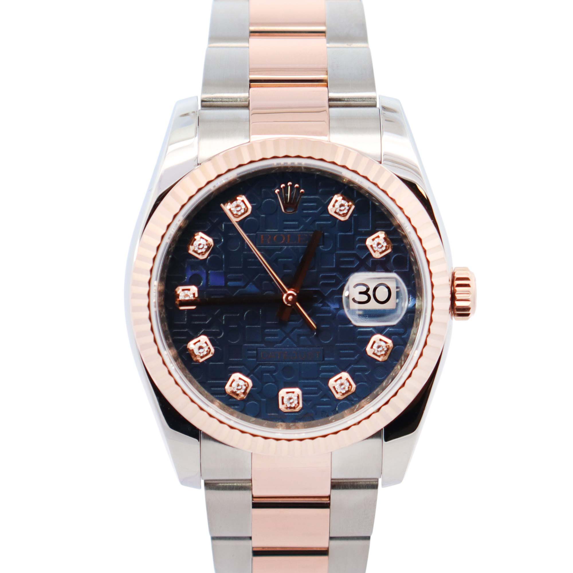 Rolex Datejust 36mm Blue Dial Watch Ref# 116231 - Happy Jewelers Fine Jewelry Lifetime Warranty