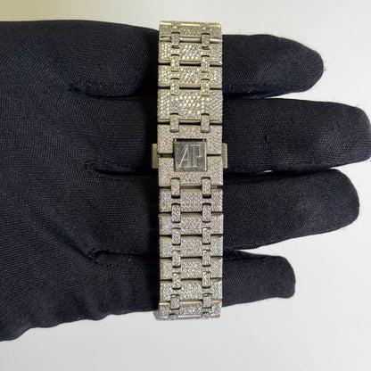 Audemars Piguet Royal Oak 41mm Iced Out Watch Ref# Royal Oak - Happy Jewelers Fine Jewelry Lifetime Warranty