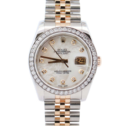 Rolex Datejust 36mm MOP Dial Watch Ref# 116233 - Happy Jewelers Fine Jewelry Lifetime Warranty