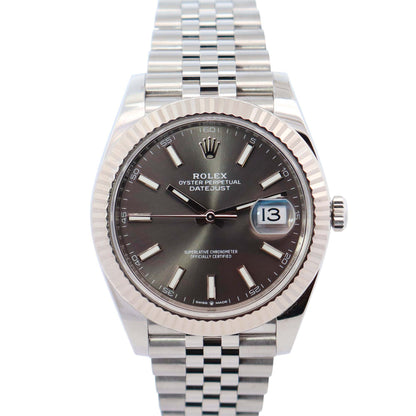 Rolex Datejust 41mm Rhodium Dial Watch Ref# 126334 - Happy Jewelers Fine Jewelry Lifetime Warranty