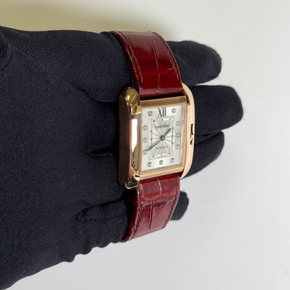 Cartier Tank 40mm Silver Dial Watch Ref# WJTA0006 - Happy Jewelers Fine Jewelry Lifetime Warranty