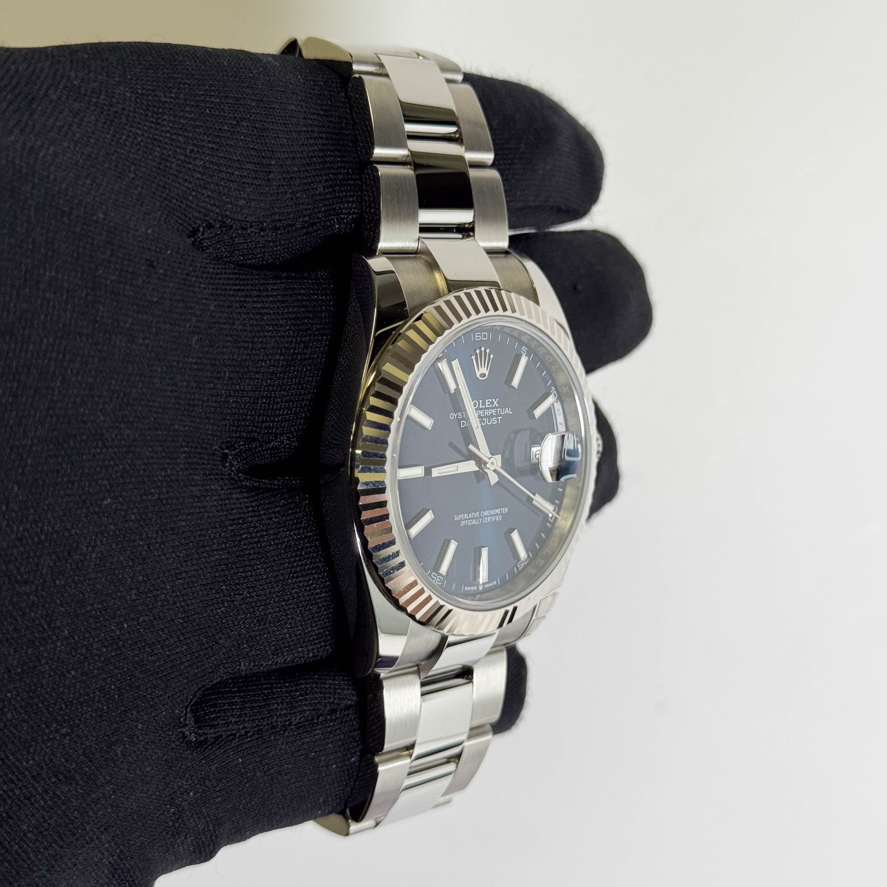 Rolex Datejust 41mm Blue Dial Watch Ref# 126334