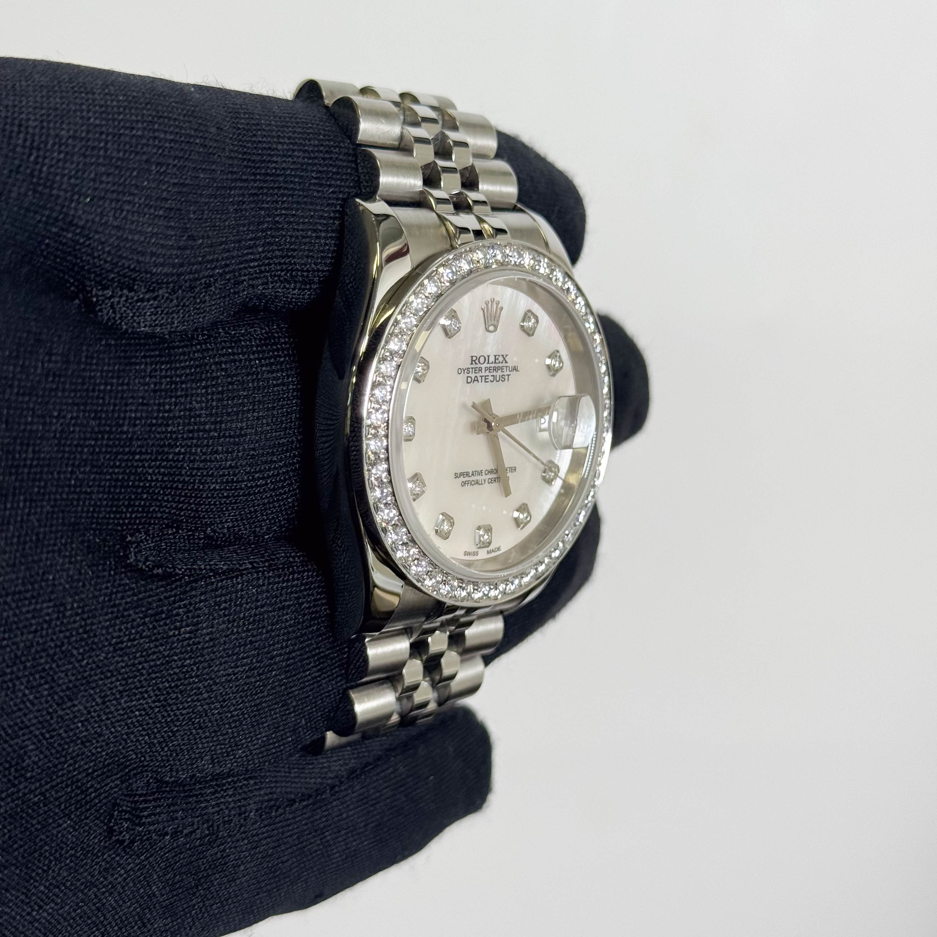 Rolex Datejust 36mm Mother Of Pearl Dial Watch Ref# 116234 - Happy Jewelers Fine Jewelry Lifetime Warranty