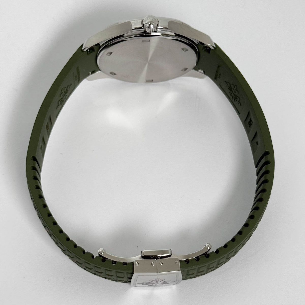 Patek Philippe Aquanaut 38mm Green Dial Watch Ref# 5267/200A-011