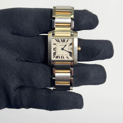 Cartier Tank 25mm White Dial Watch Ref# W51012Q4 - Happy Jewelers Fine Jewelry Lifetime Warranty