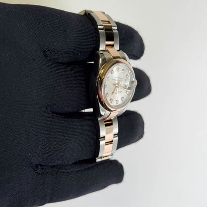 Rolex Datejust 26mm Silver Dial Watch Ref# 179161 - Happy Jewelers Fine Jewelry Lifetime Warranty