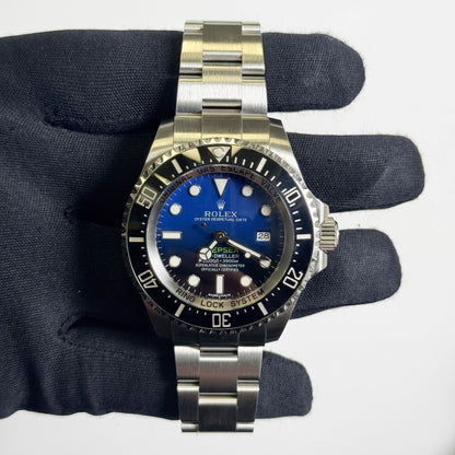 Rolex Sea-Dweller Deepsea 44mm Black/Blue Dial Watch Ref# 116660 - Happy Jewelers Fine Jewelry Lifetime Warranty