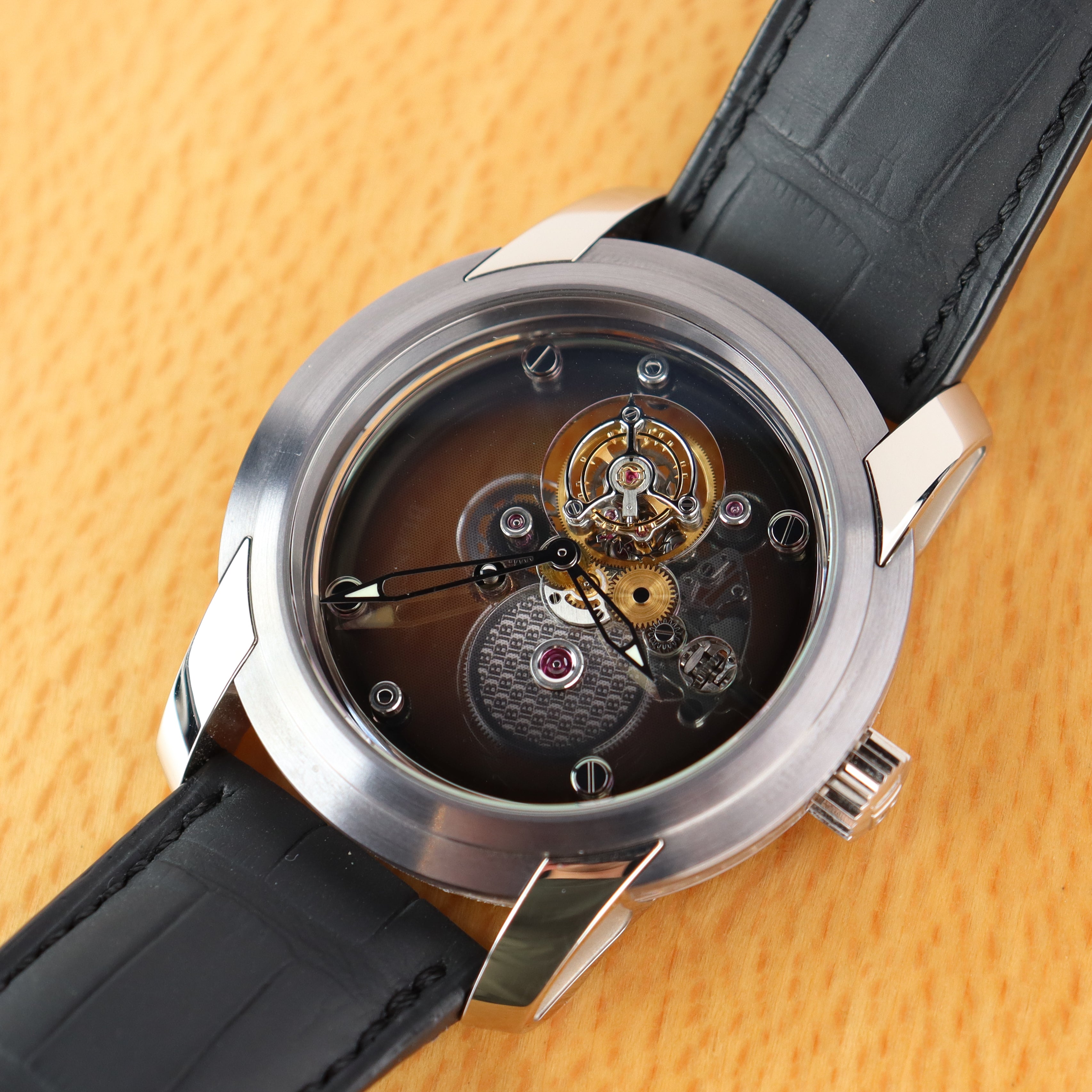 Blancpain L-Evolution 43.5mm Skeleton Dial Watch Ref# 0222-1500-53B - Happy Jewelers Fine Jewelry Lifetime Warranty