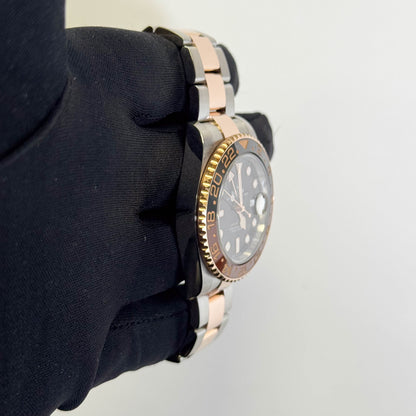 Rolex GMT Master II 40mm Black Dot Dial Watch Ref# 126711CHNR