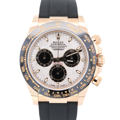 Rolex Daytona 40mm Yellow Gold Meteroite Chronograph Dial Watch Reference# 116518LN - Happy Jewelers Fine Jewelry Lifetime Warranty