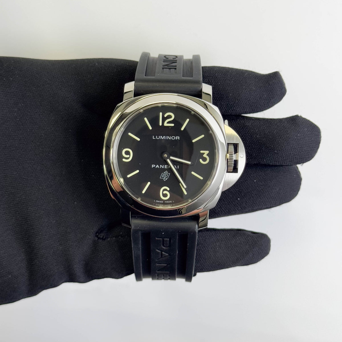 Panerai Luminor 44mm Black Dial Watch Ref# PAM01000