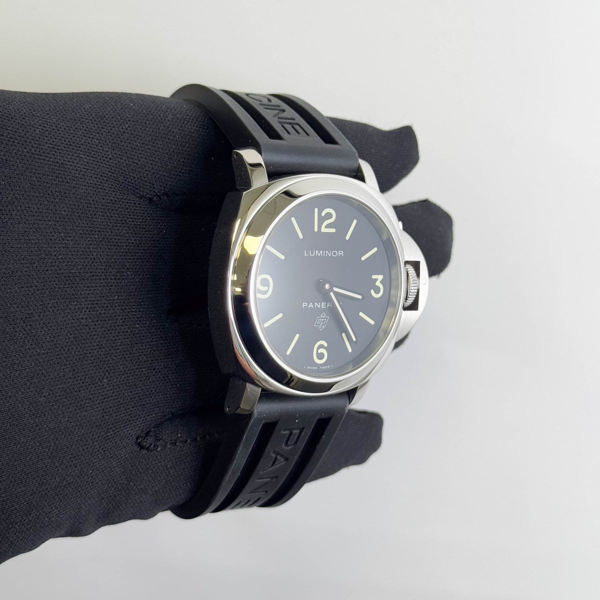 Panerai Luminor 44mm Black Dial Watch Ref# PAM01000