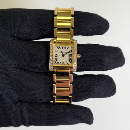 Cartier Francaise 21mm Silver Dial Watch Ref# WE1001R8 - Happy Jewelers Fine Jewelry Lifetime Warranty